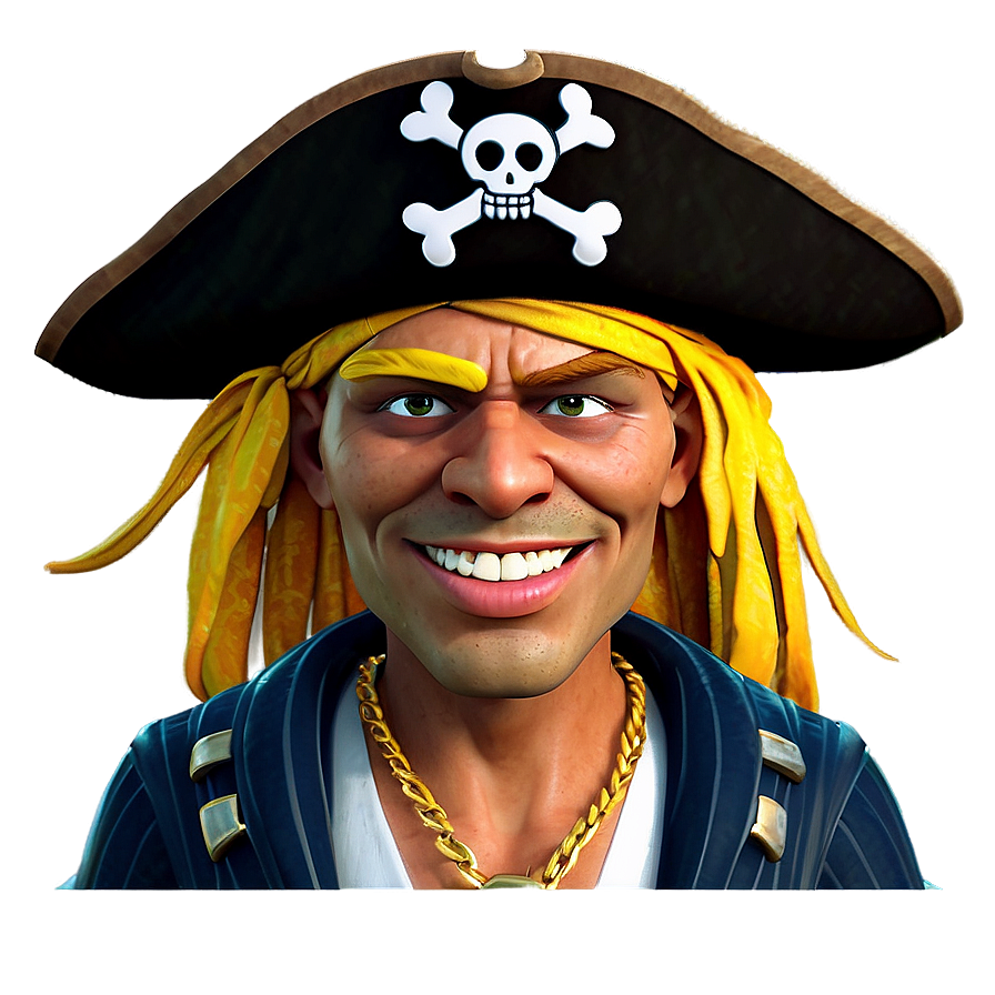 Download Pirate Theme Cartoon Character Png 06122024 | Wallpapers.com