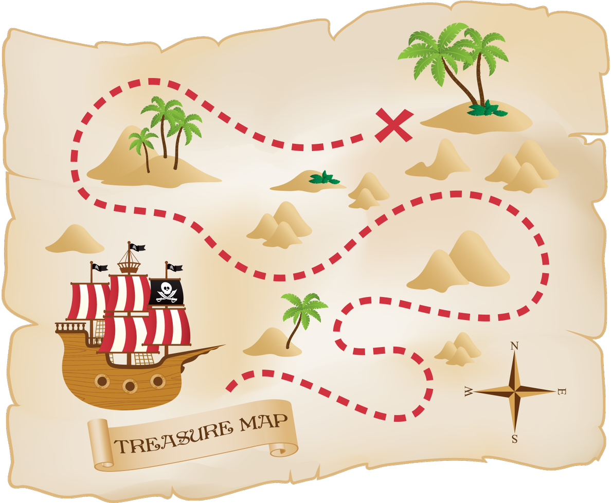 Download Pirate Treasure Map Illustration