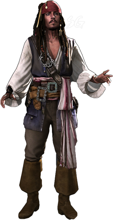 Pirate_ Character_ Render PNG