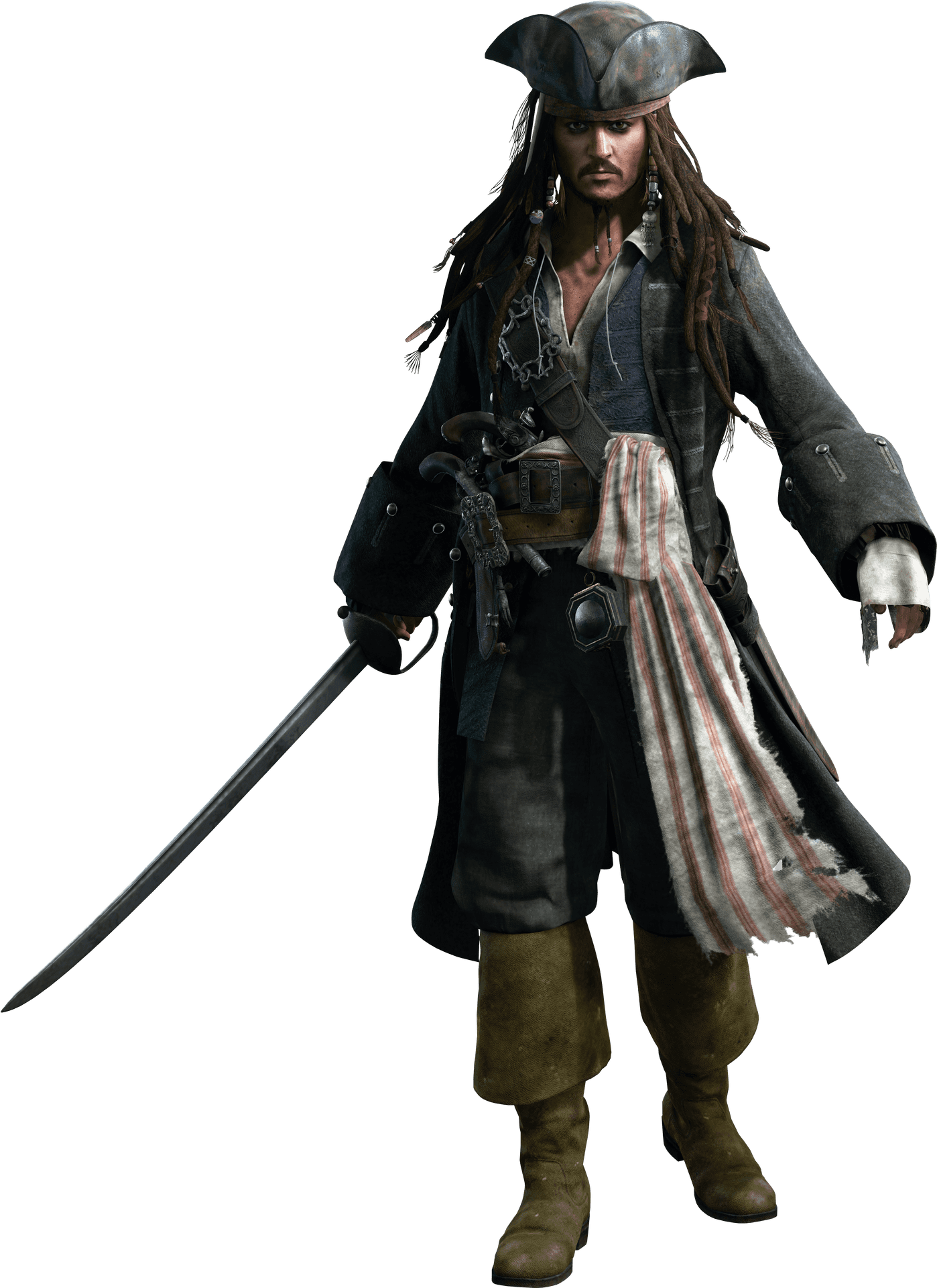 Pirate_ Character_ Render PNG