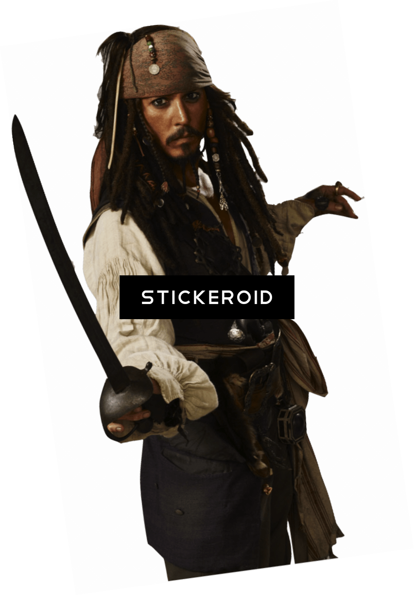 Pirate_ Character_with_ Sword PNG