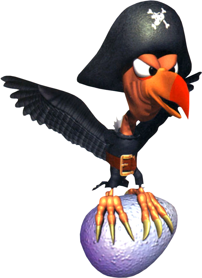 Pirate_ Crow_ Character_ Donkey_ Kong PNG