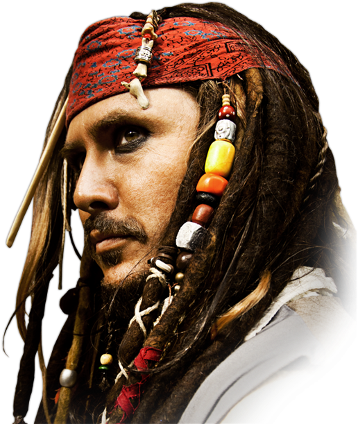 Pirate_with_ Dreadlocks_and_ Bandana.png PNG
