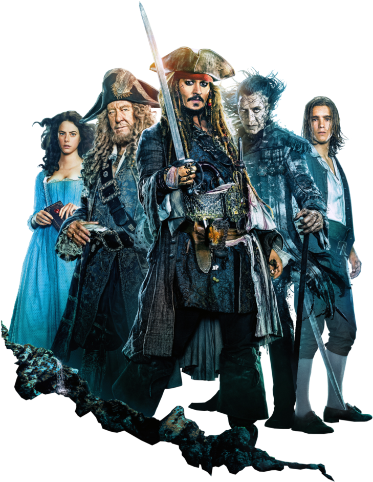 Pirates Ensemble Cast PNG