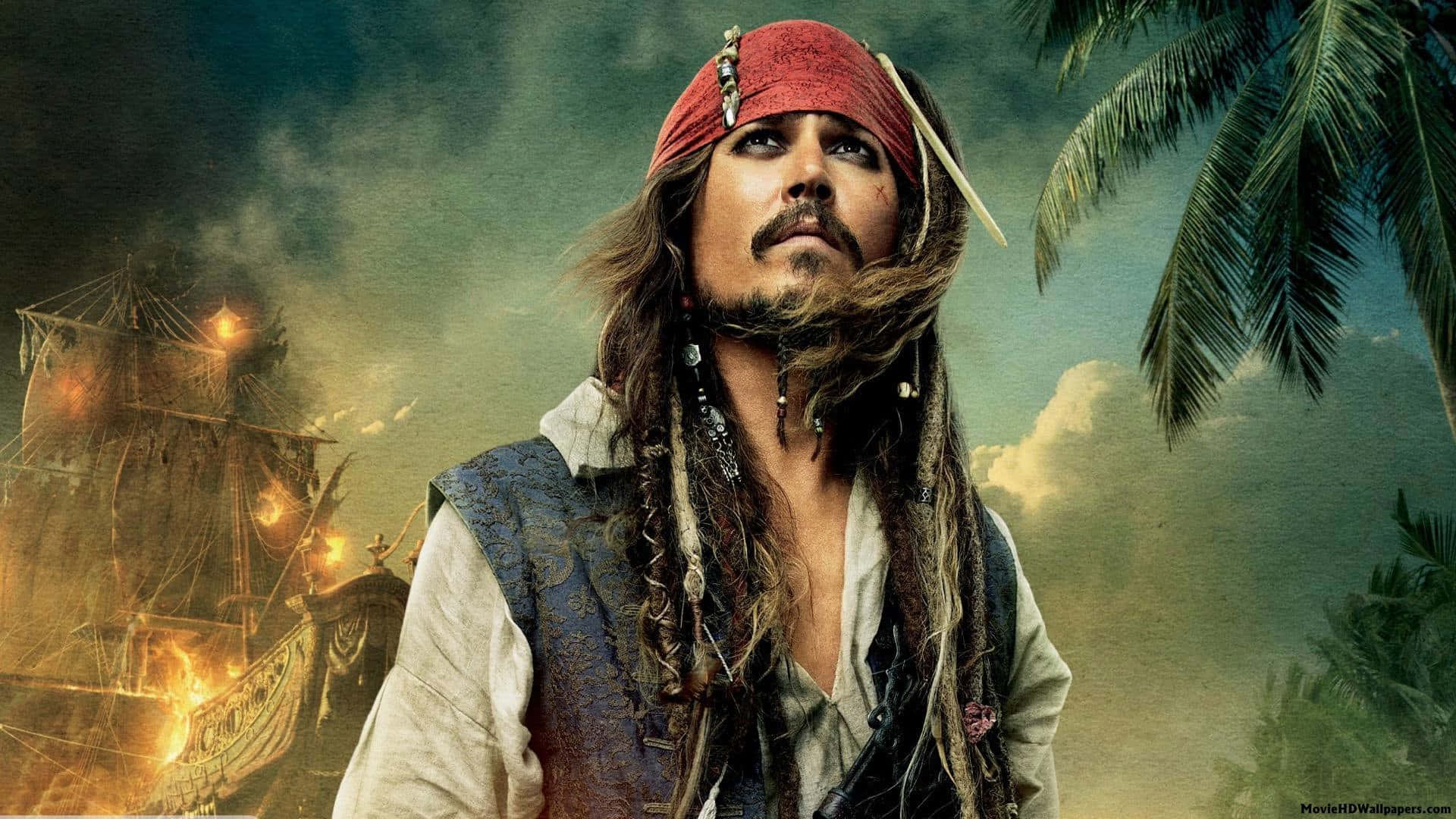Jack Sparrow and his motley crew in an action-packed adventure in Pirates of the Caribbean