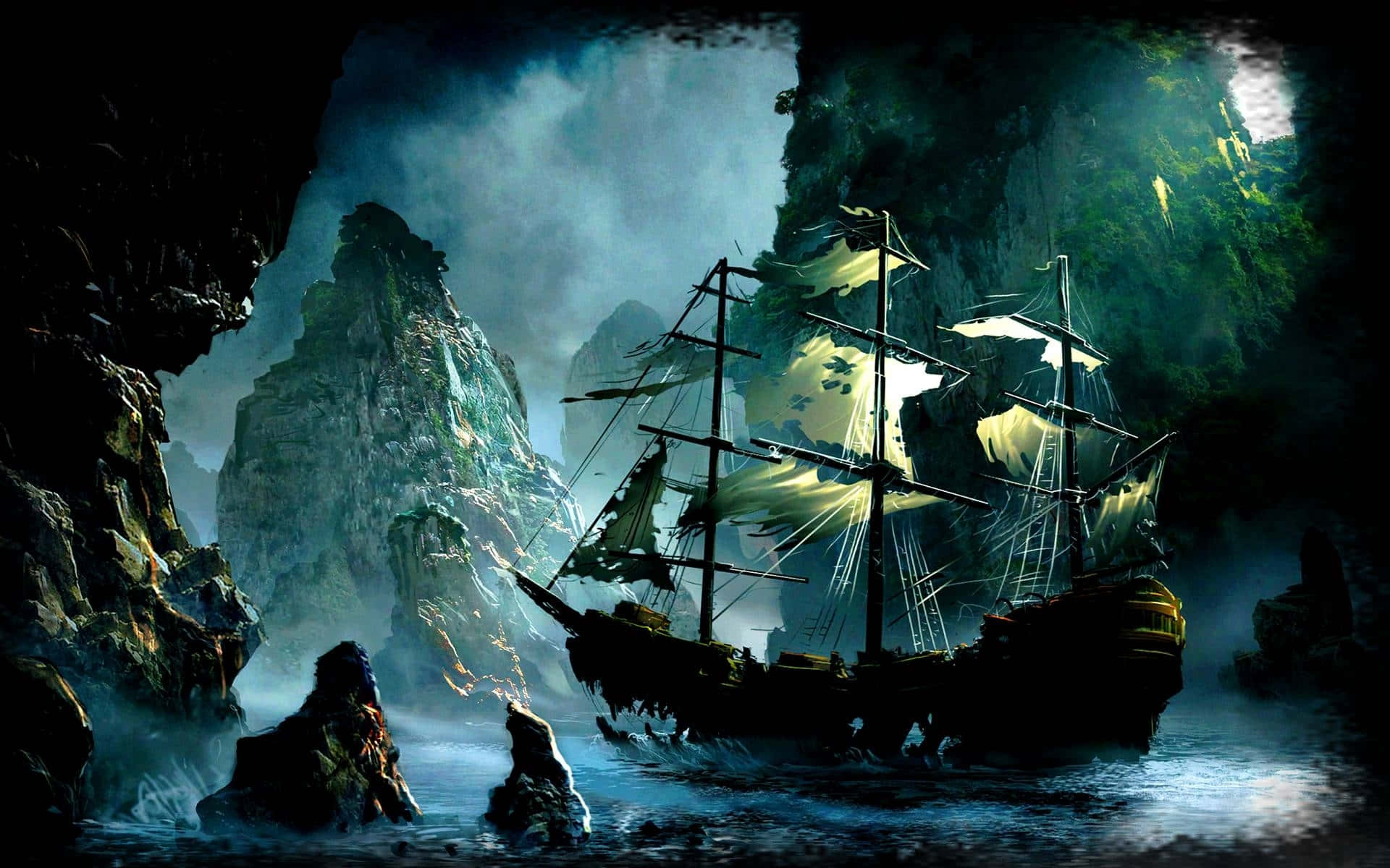 Hintergrundvon Pirates Of The Caribbean In 1920 X 1200