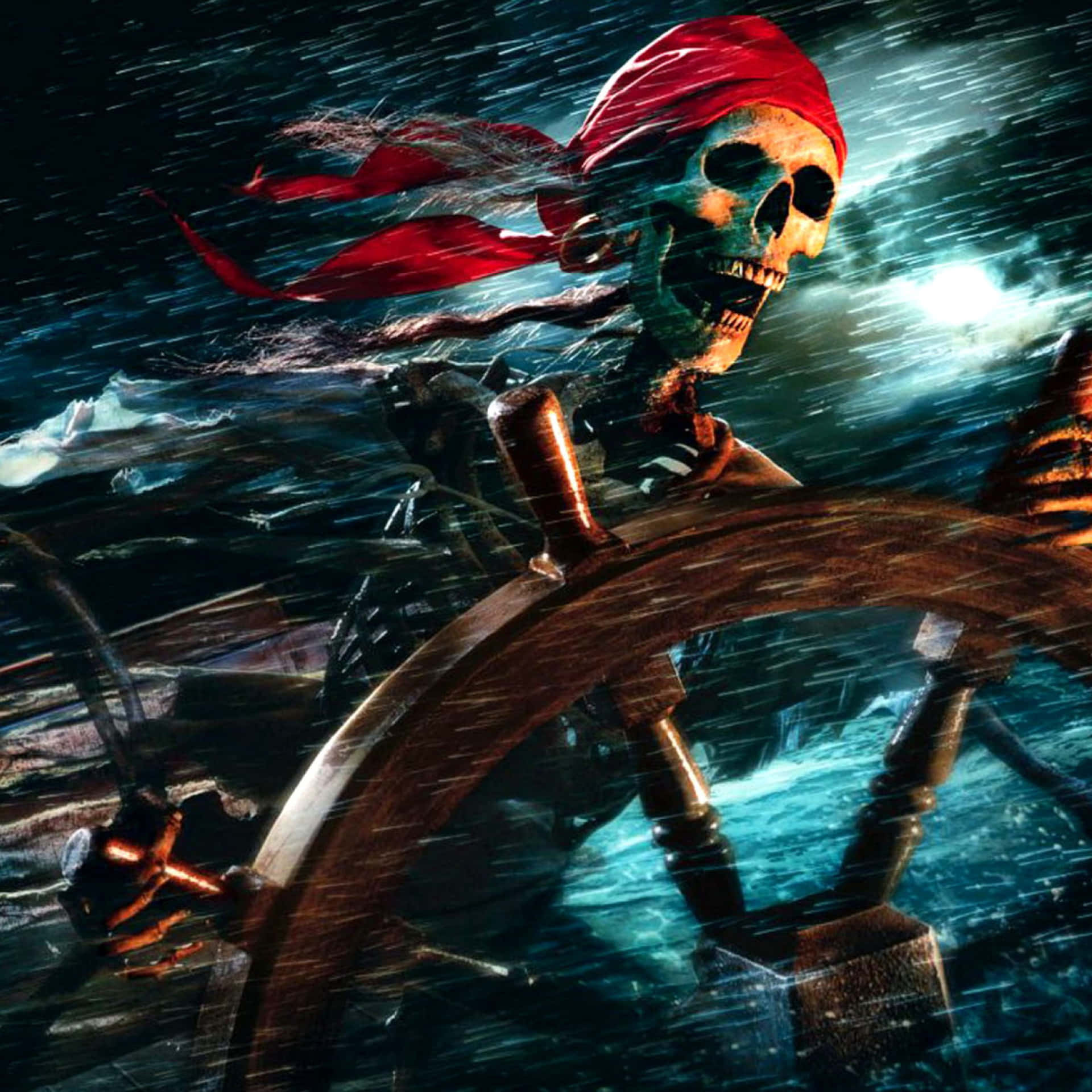 Captain Jack Sparrow on a daring adventure