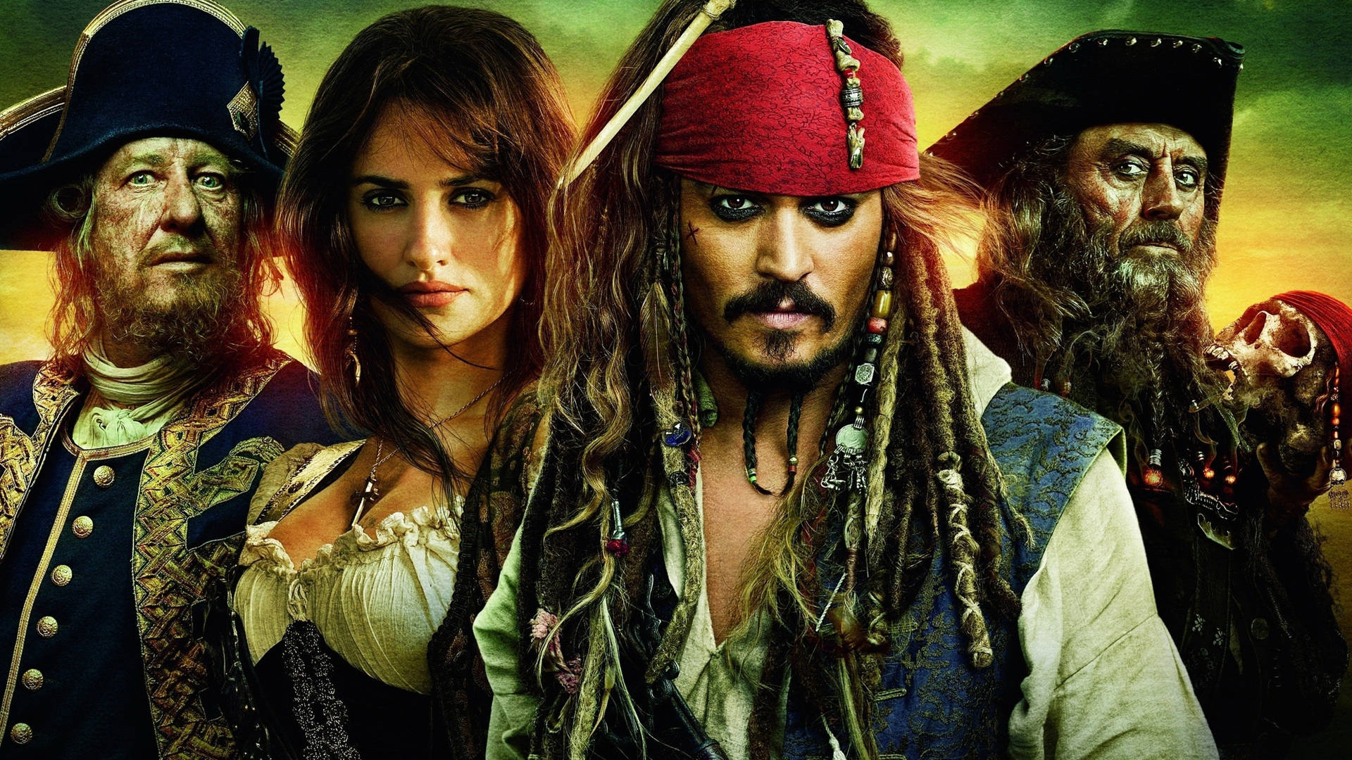 Pirates Of The Caribbean: On Stranger Tides Casts Wallpaper