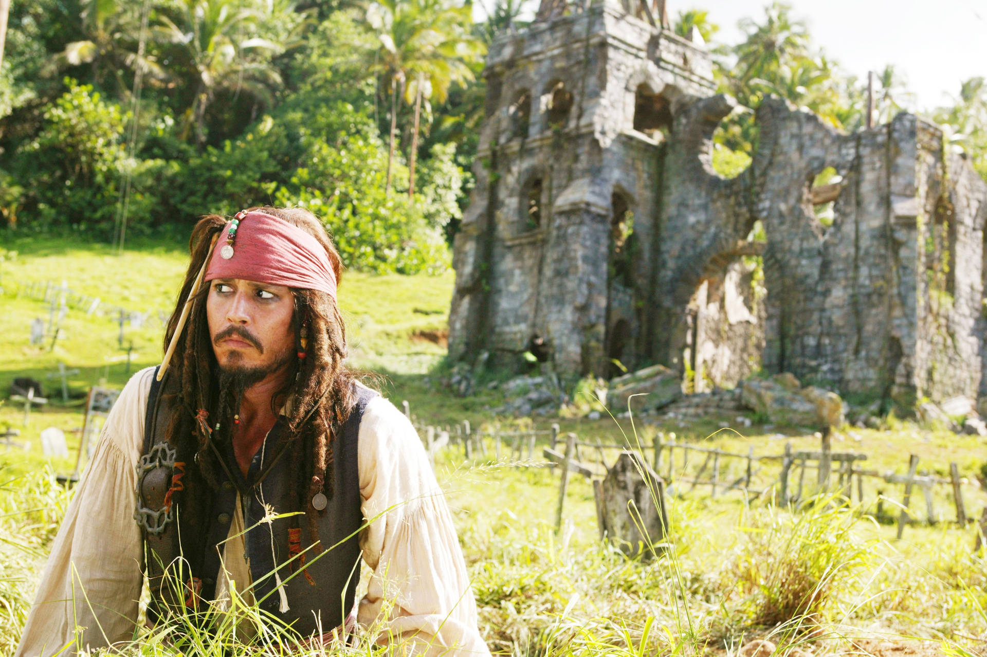 Pirates Of The Caribbean Sly Jack Sparrow Wallpaper