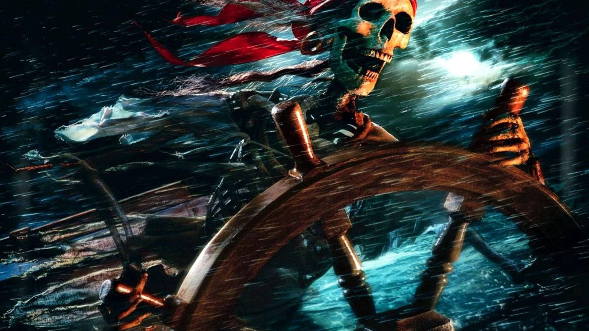 Pirates Of The Caribbean Storm Navigation Wallpaper