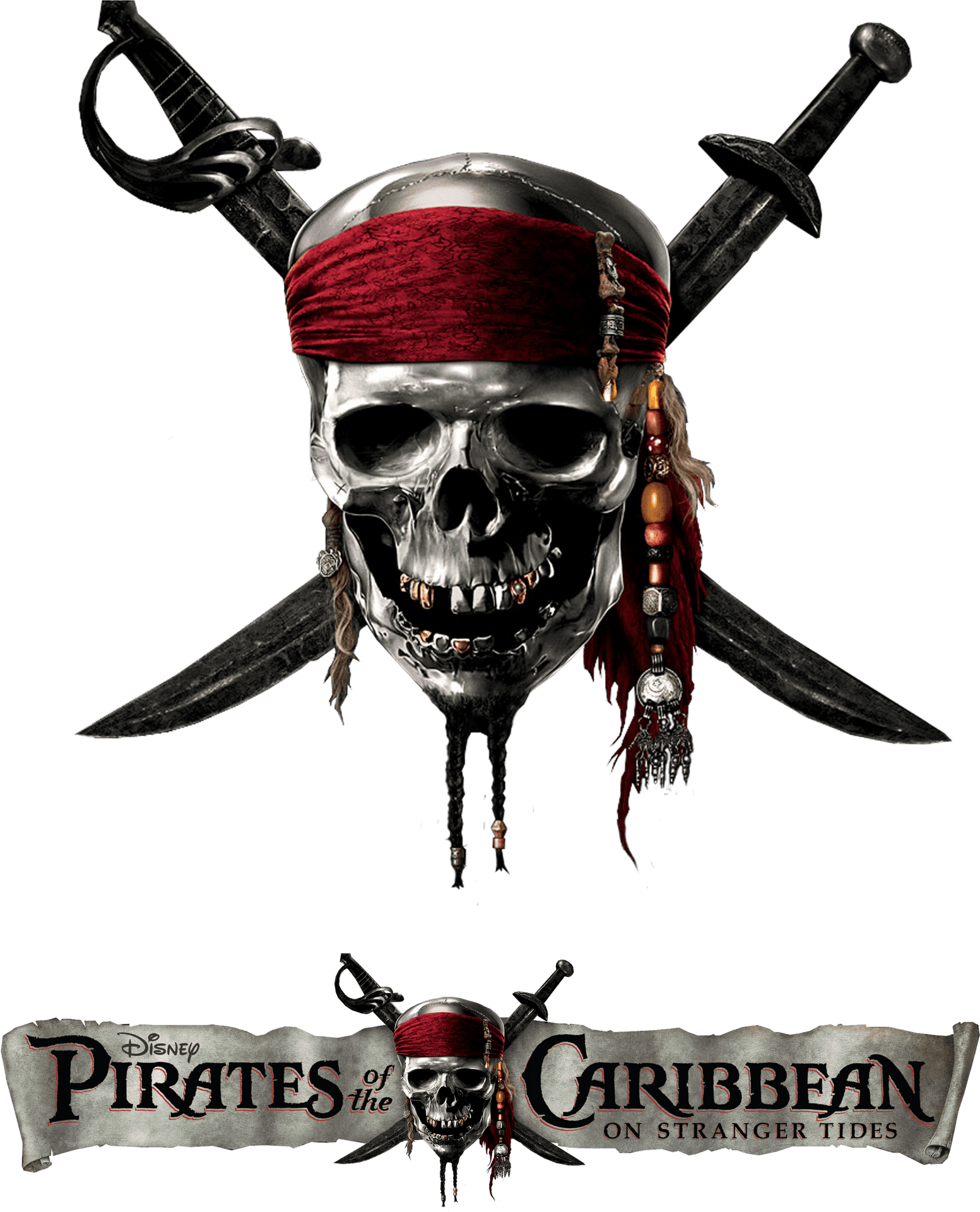 Piratesofthe Caribbean Skulland Crossed Swords PNG
