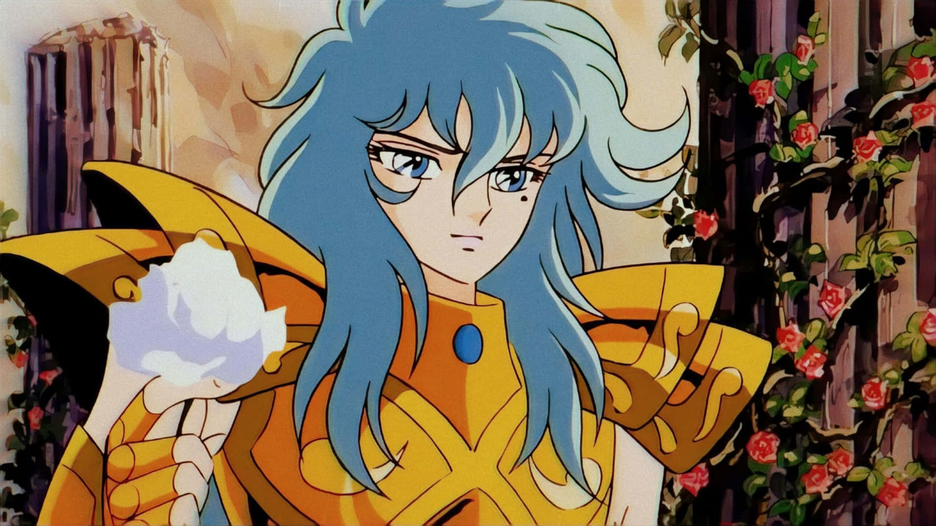 Fiskene_ Afrodite_ Saint_ Seiya_ Anime Bakgrunnsbildet