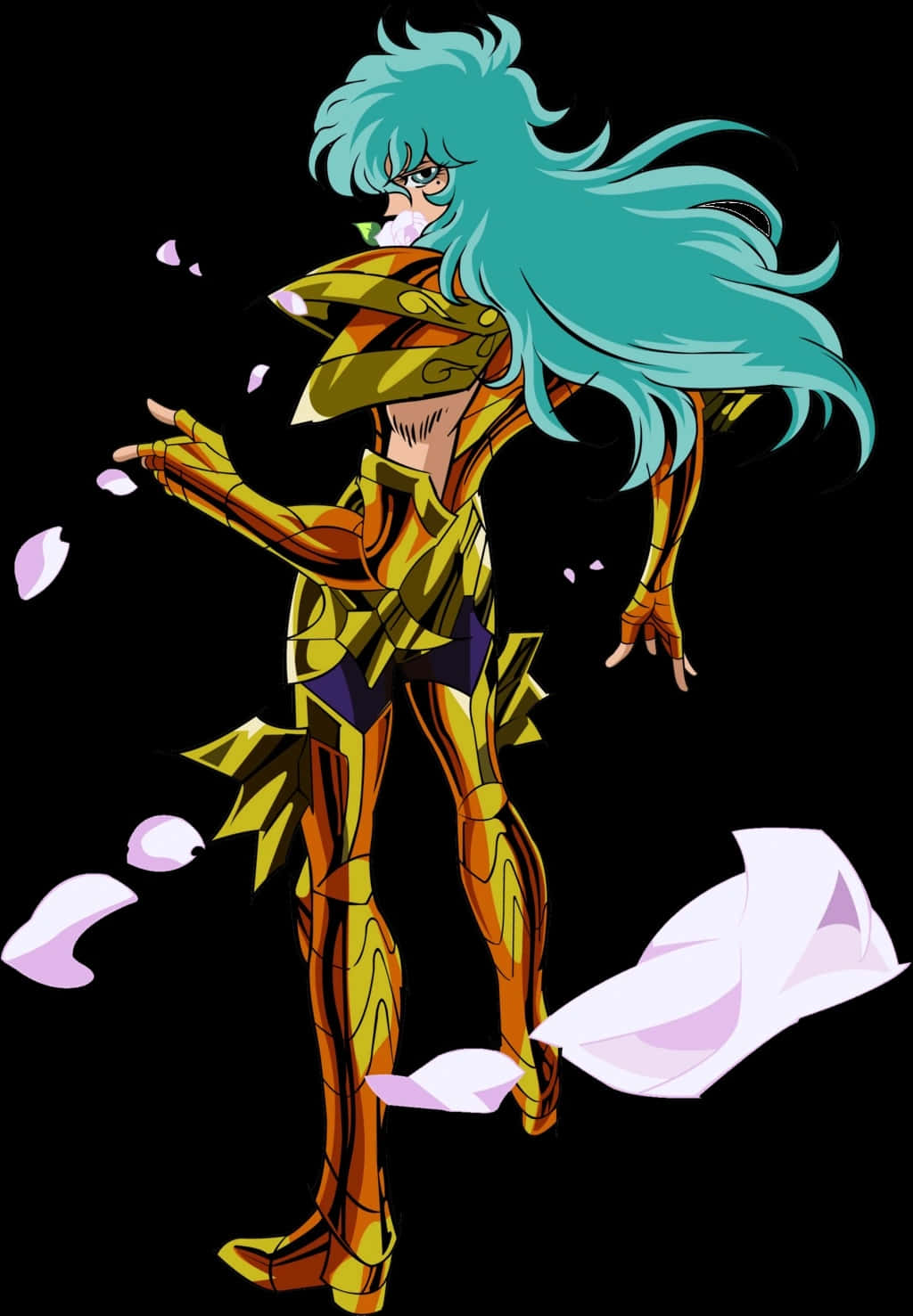 Fiskene_ Afrodite_ Saint_ Seiya_ Karakter Bakgrunnsbildet