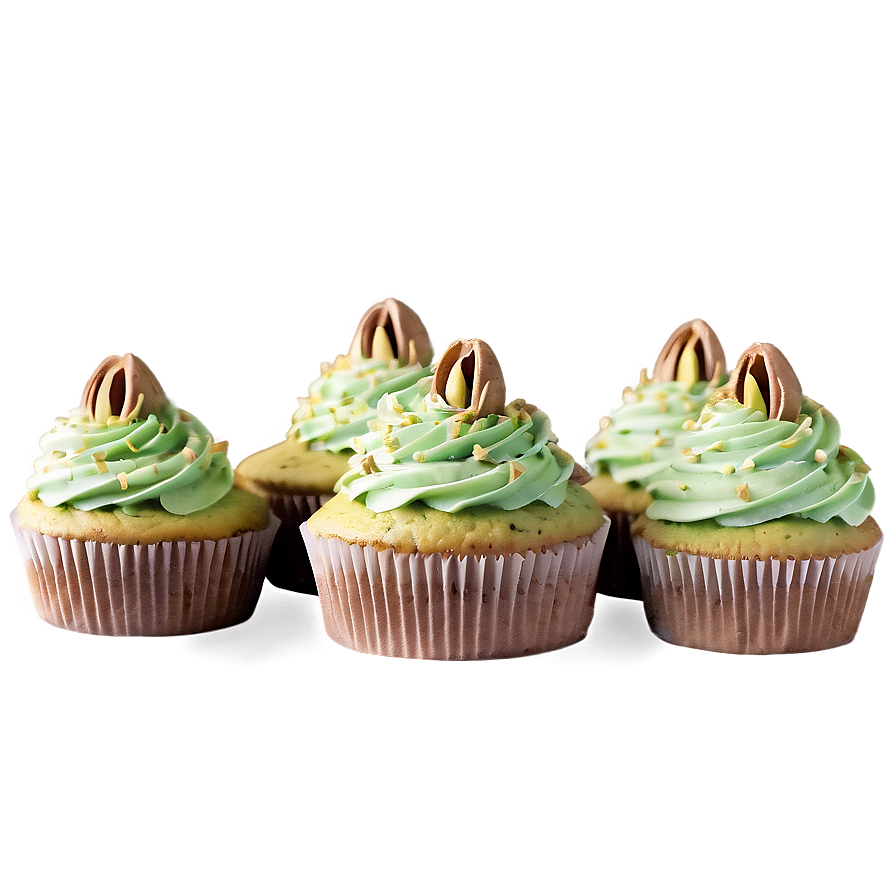 Pistachio Cupcakes Png Bwa PNG