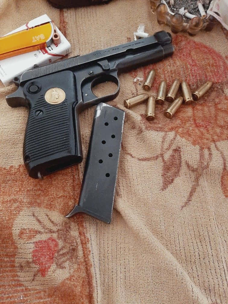 Disassembled Pistol Picture