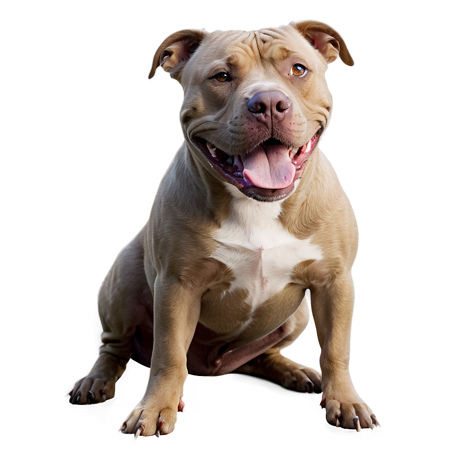 Download Pitbull Sitting Png 68 | Wallpapers.com