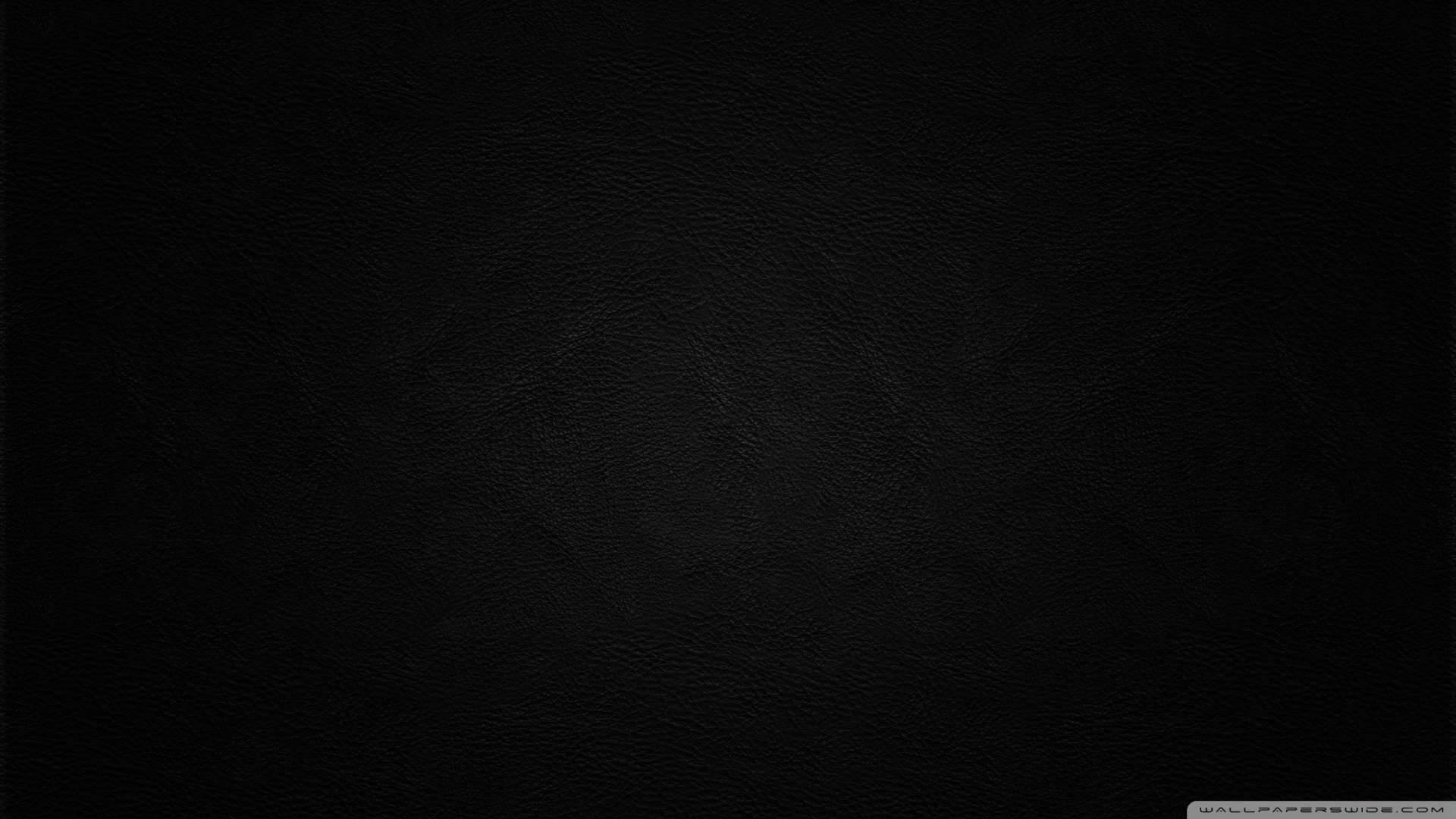 Pitch Black Leather-like Material Wallpaper