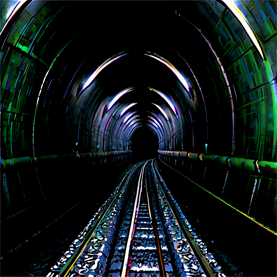 Pitch-black Tunnel Png Kle PNG