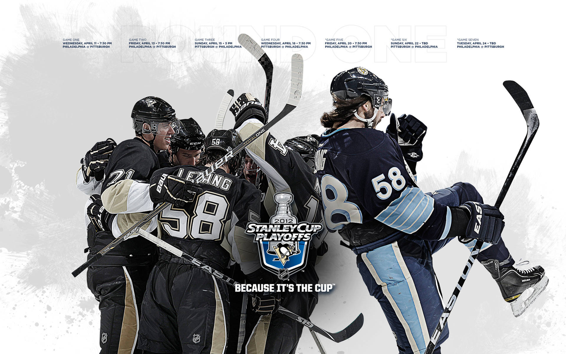 Pittsburgh Penguins 2012 Poster Wallpaper
