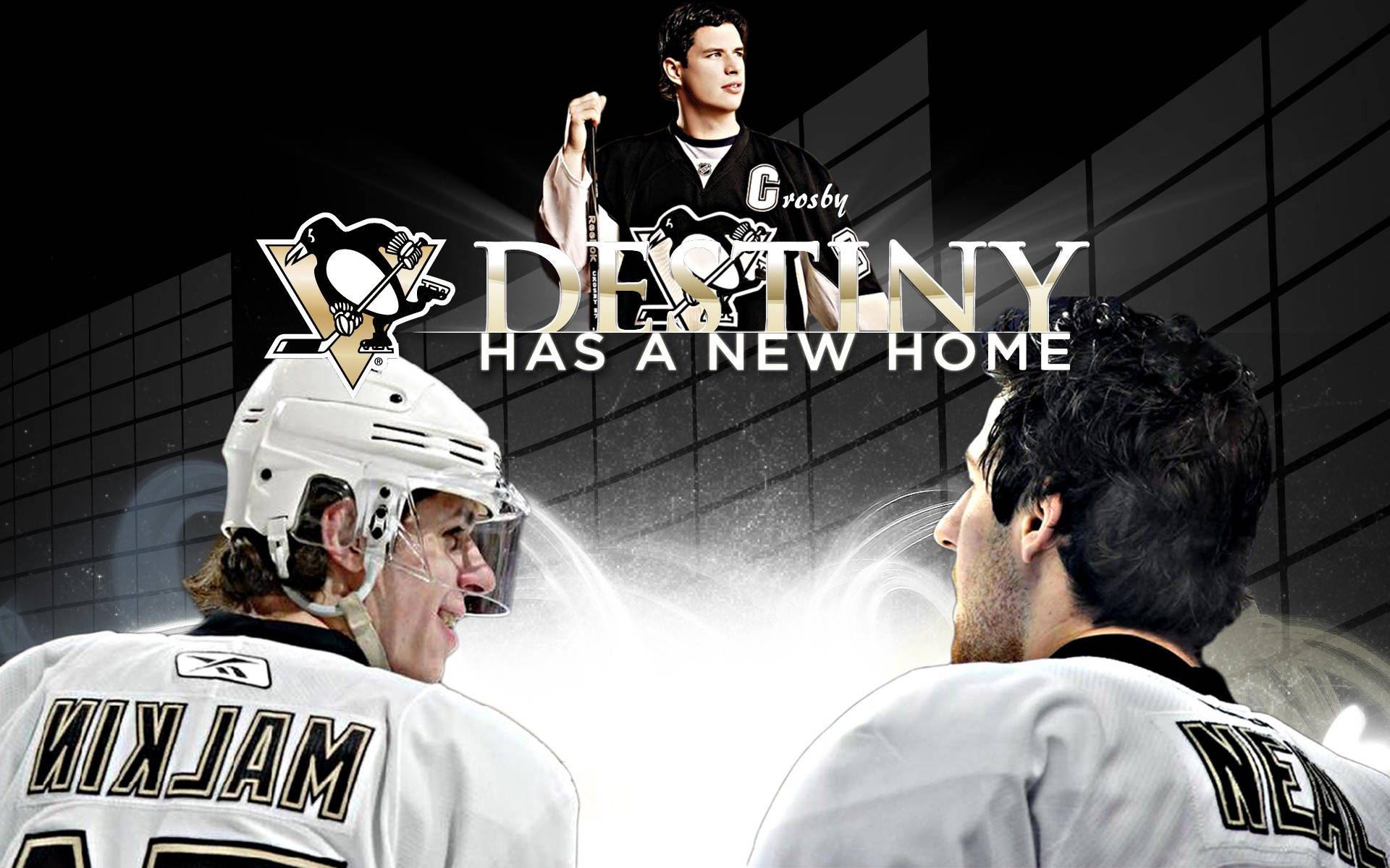 Pósterde Destino De Los Pittsburgh Penguins Fondo de pantalla