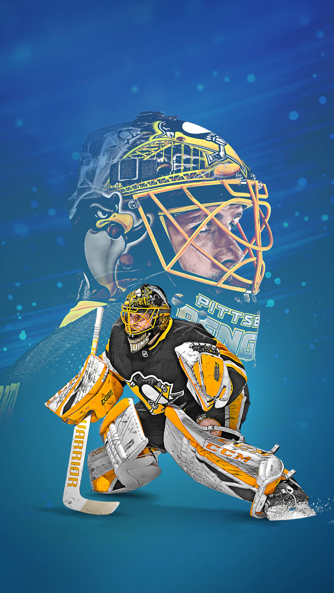 Portiere Dei Pittsburgh Penguins Sfondo