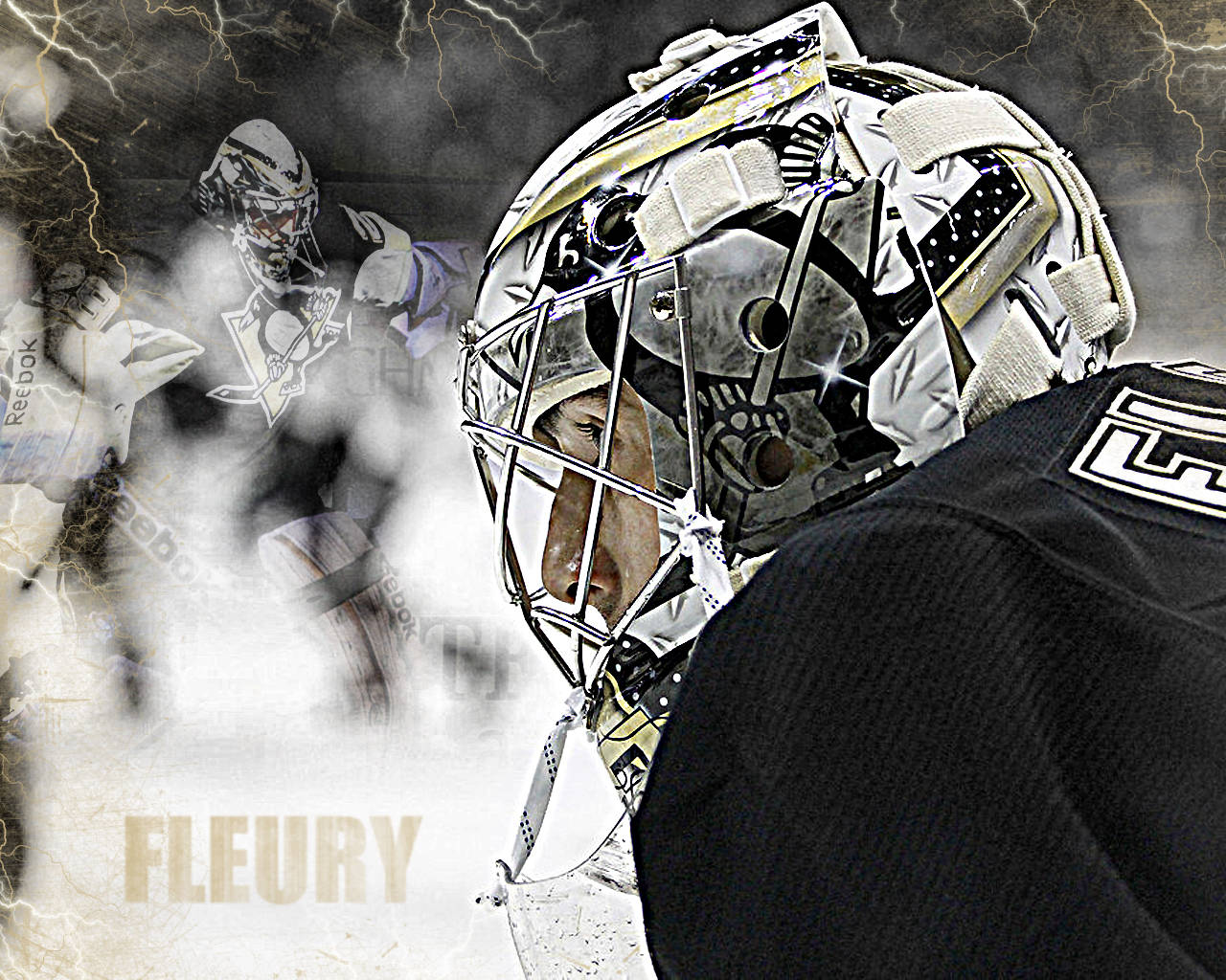 Pittsburgh Penguins Goaltender Marc Andre Fleury Wallpaper