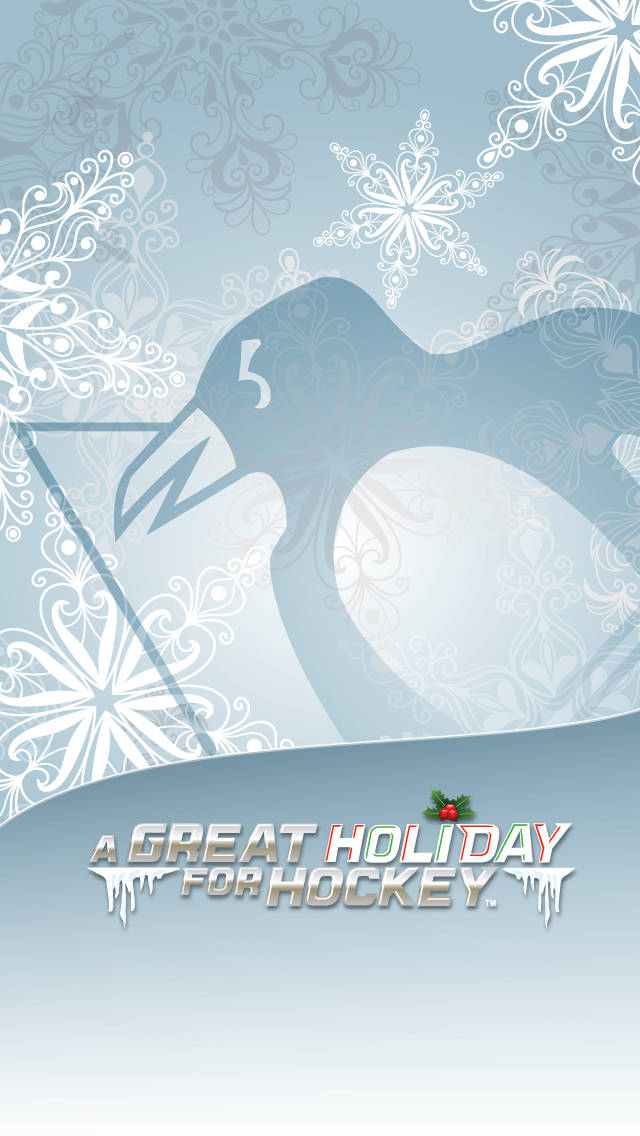 Pittsburgh Penguins Holiday Theme Wallpaper