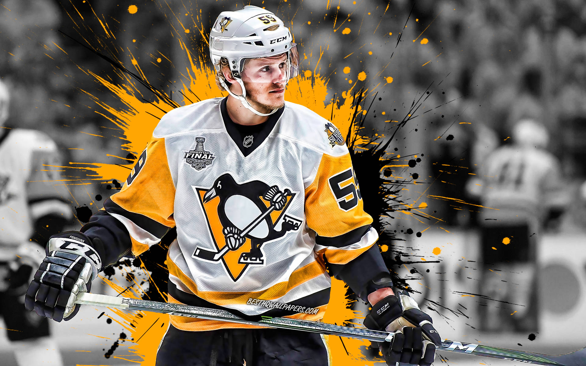 Jakeguentzel De Los Pittsburgh Penguins Fondo de pantalla