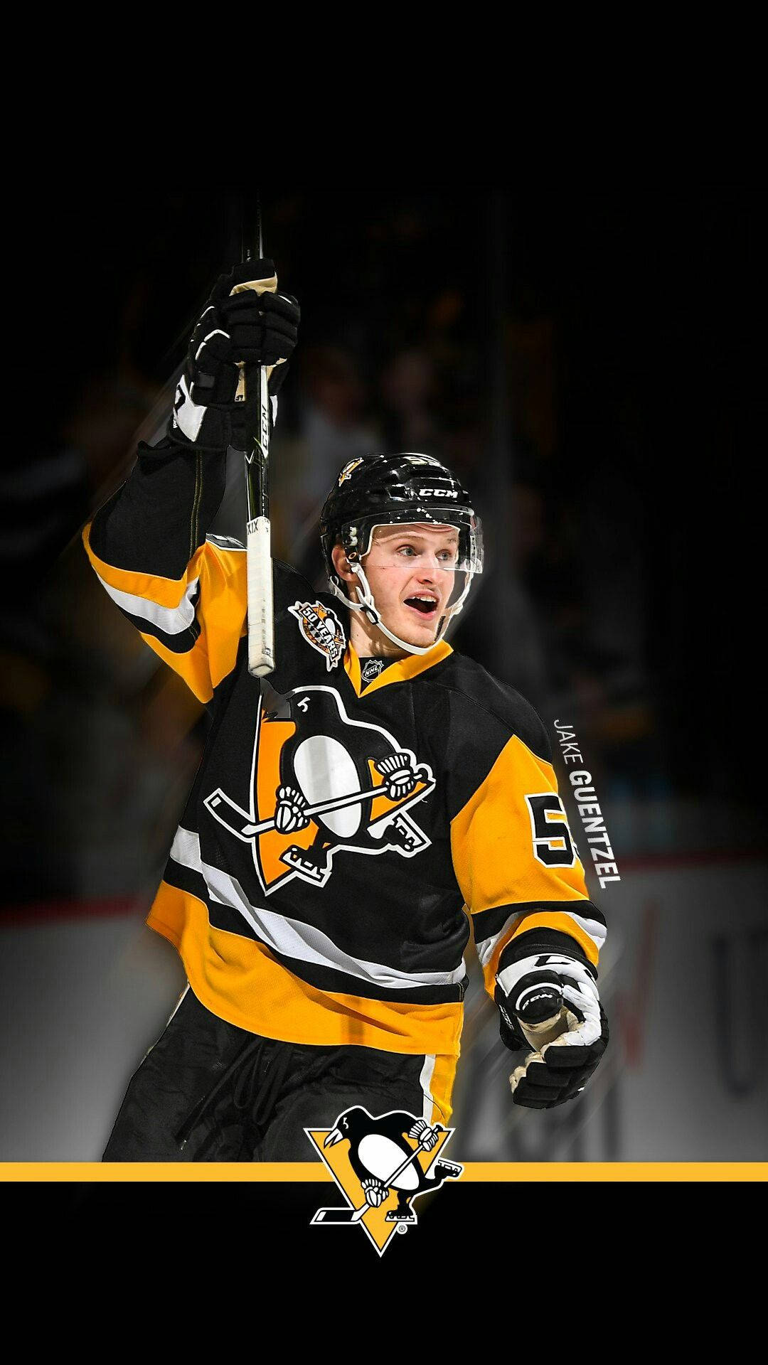 Fondos De Pantalla De Los Pittsburgh Penguins No. 59 Jake Guentzel Fondo de pantalla