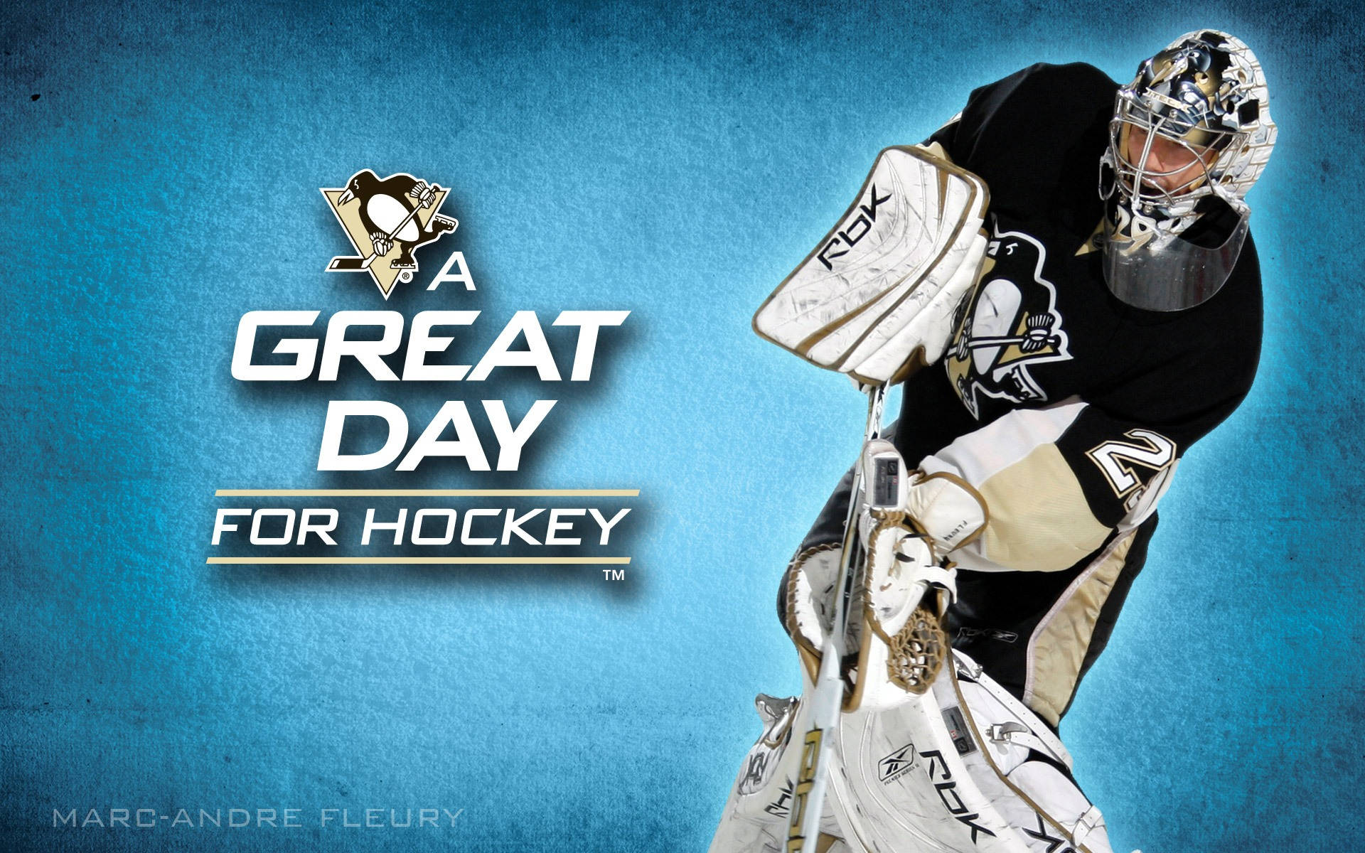 Pittsburgh Penguins Official Fleury Poster Wallpaper