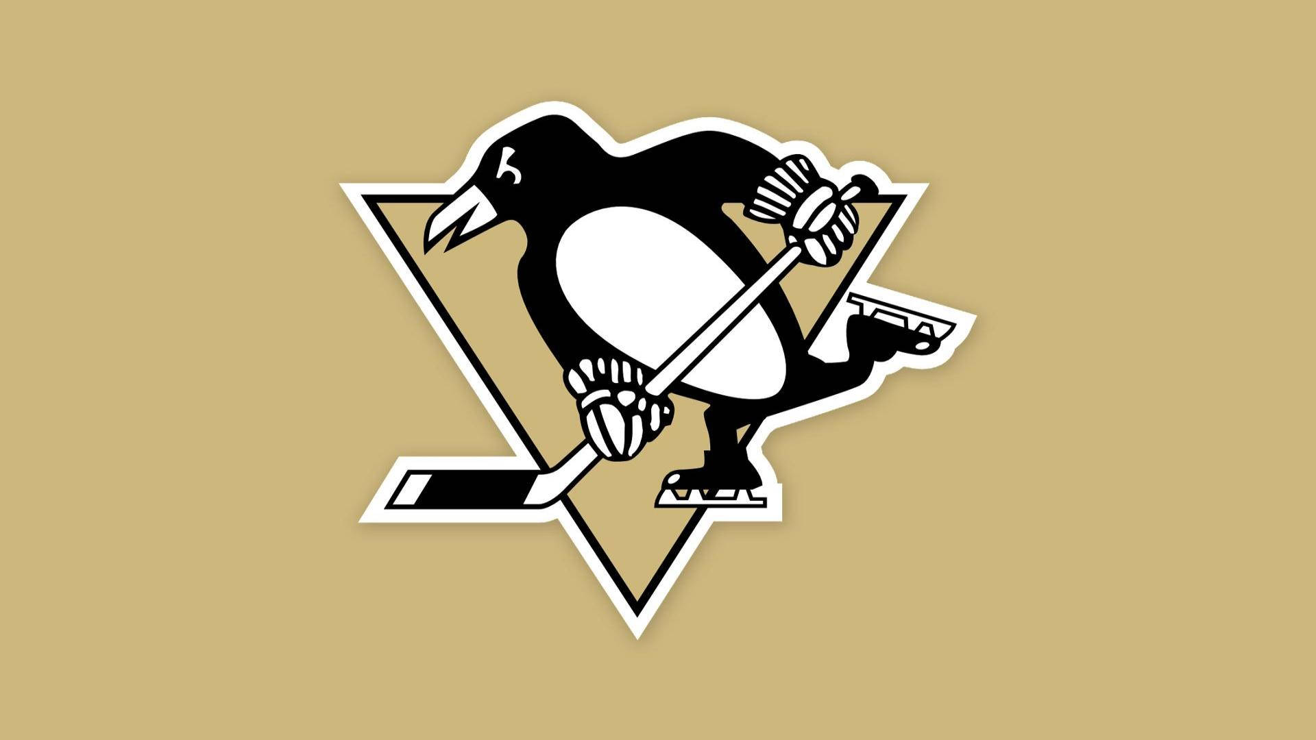 Logo Della Squadra Dei Pinguini Di Pittsburgh Sfondo