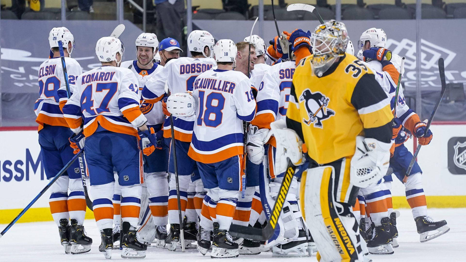 Pittsburgh Penguins VS New York Islanders Wallpaper