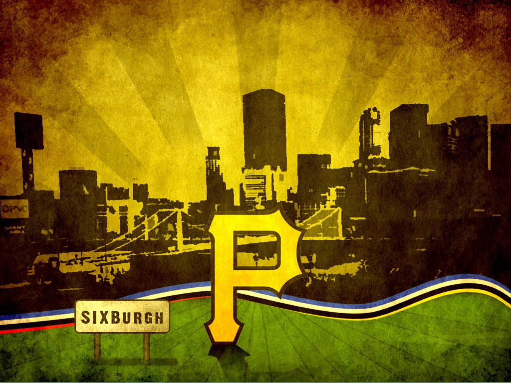 Pittsburghpirates Basebollplan Grafik. Wallpaper
