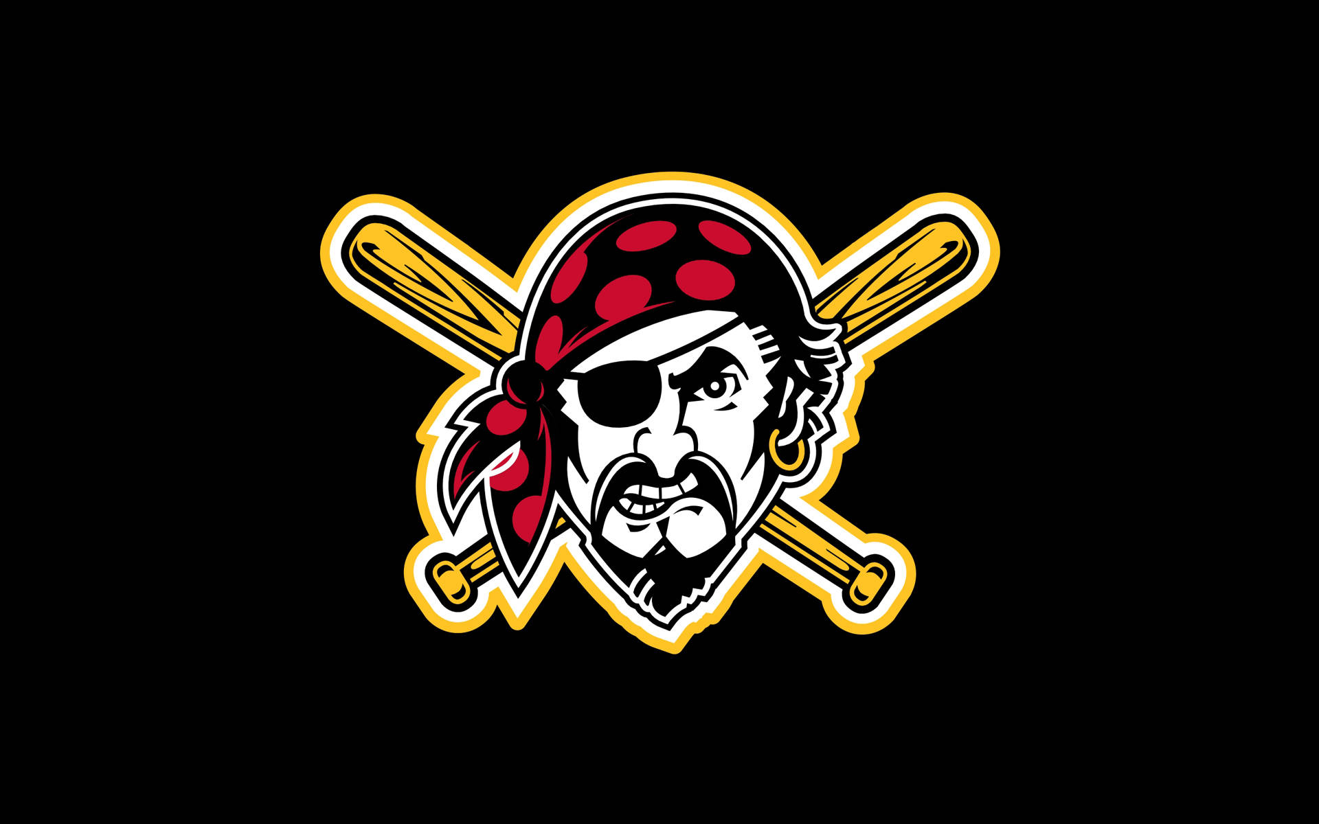 Pittsburgh Pirates Ikonisk Logo Wallpaper Wallpaper