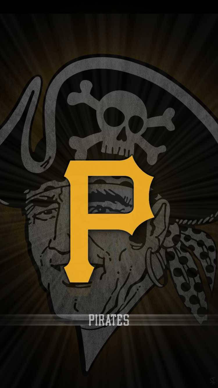 Pittsburgh Pirates Logo With Pirate Art Wallpaper