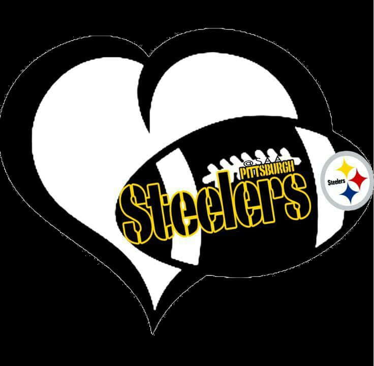 Pittsburgh Steelers Heart Logo PNG