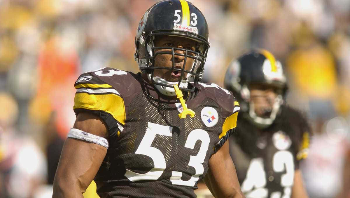 Pittsburgh Steelers Linebacker Actie Achtergrond