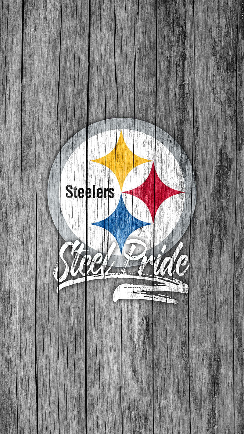 Logodei Pittsburgh Steelers Dipinto. Sfondo