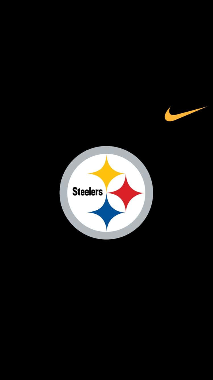 Logode Los Pittsburgh Steelers Con El Símbolo De Nike Fondo de pantalla