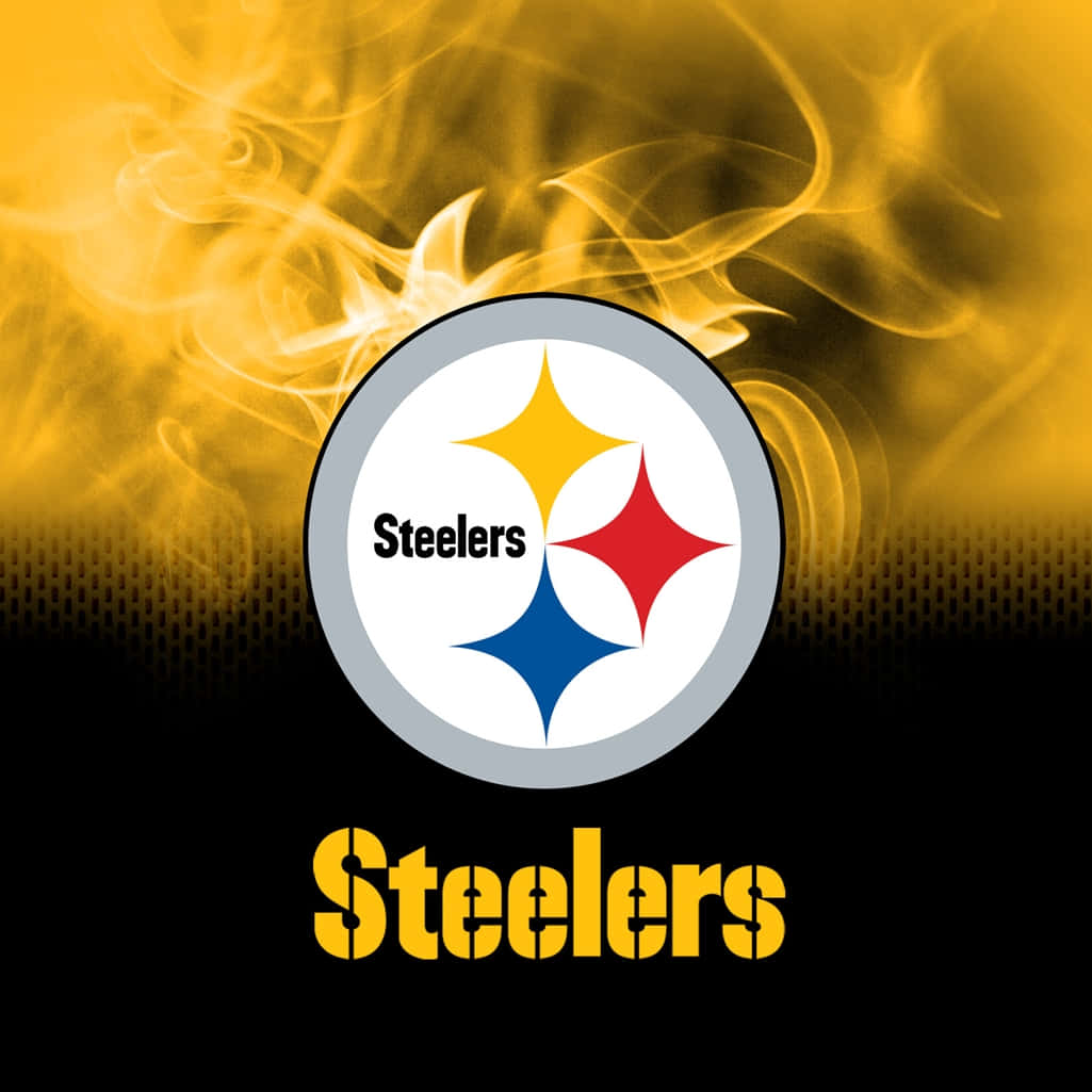 Pittsburghsteelers Logo Mit Rauch Wallpaper