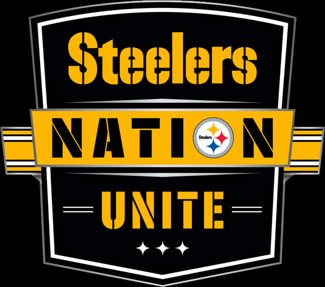 Pittsburgh Steelers Nation Unite Logo PNG