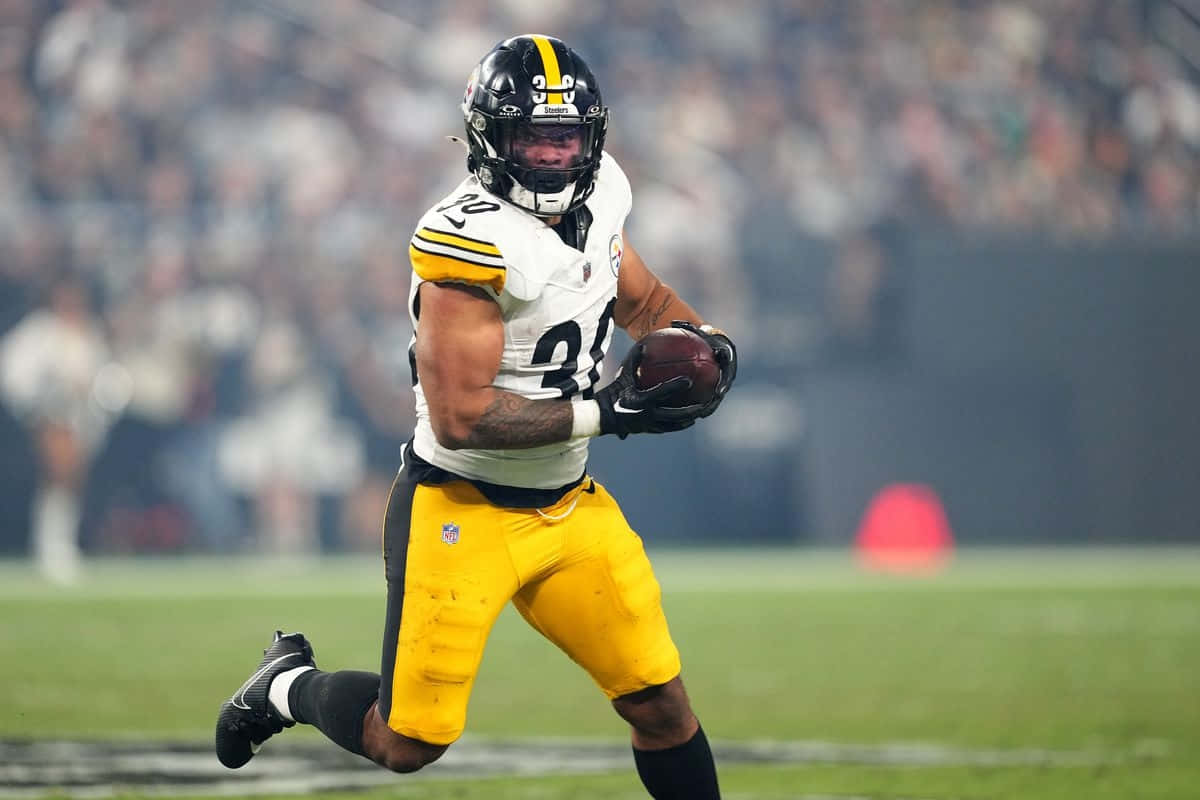 Pittsburgh Steelers Running Backin Action Wallpaper