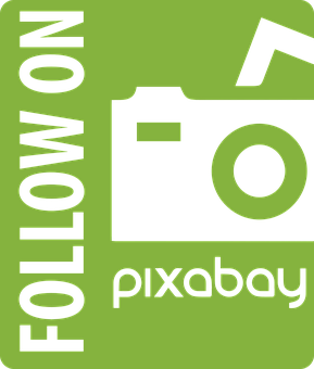 Pixabay Follow On Icon PNG