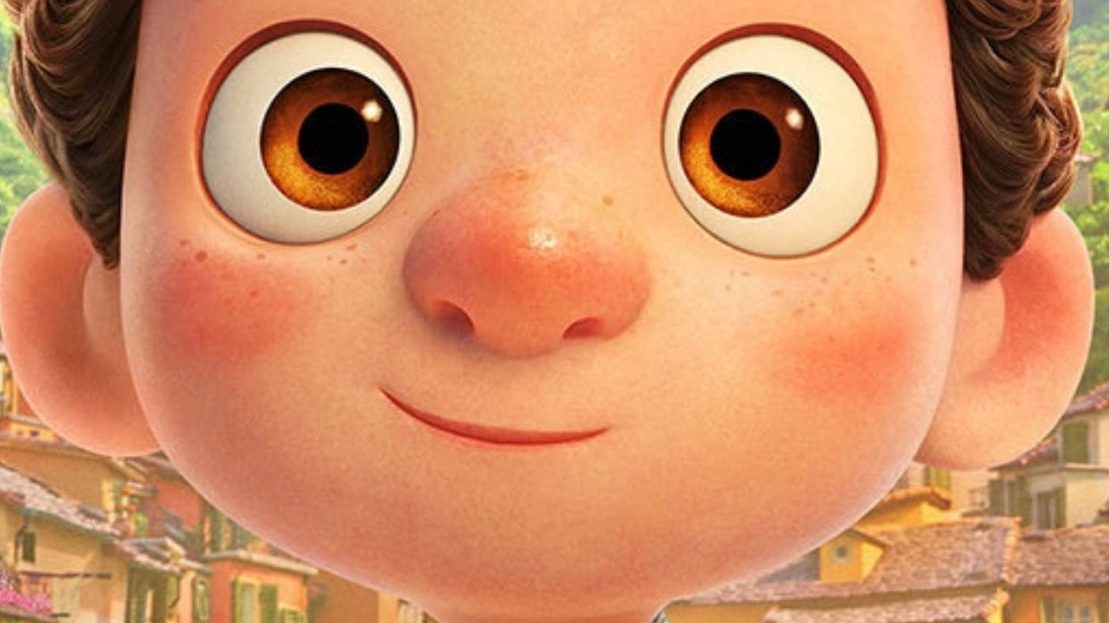Pixar Luca luk ansigt søg forbinder til baggrunden Wallpaper