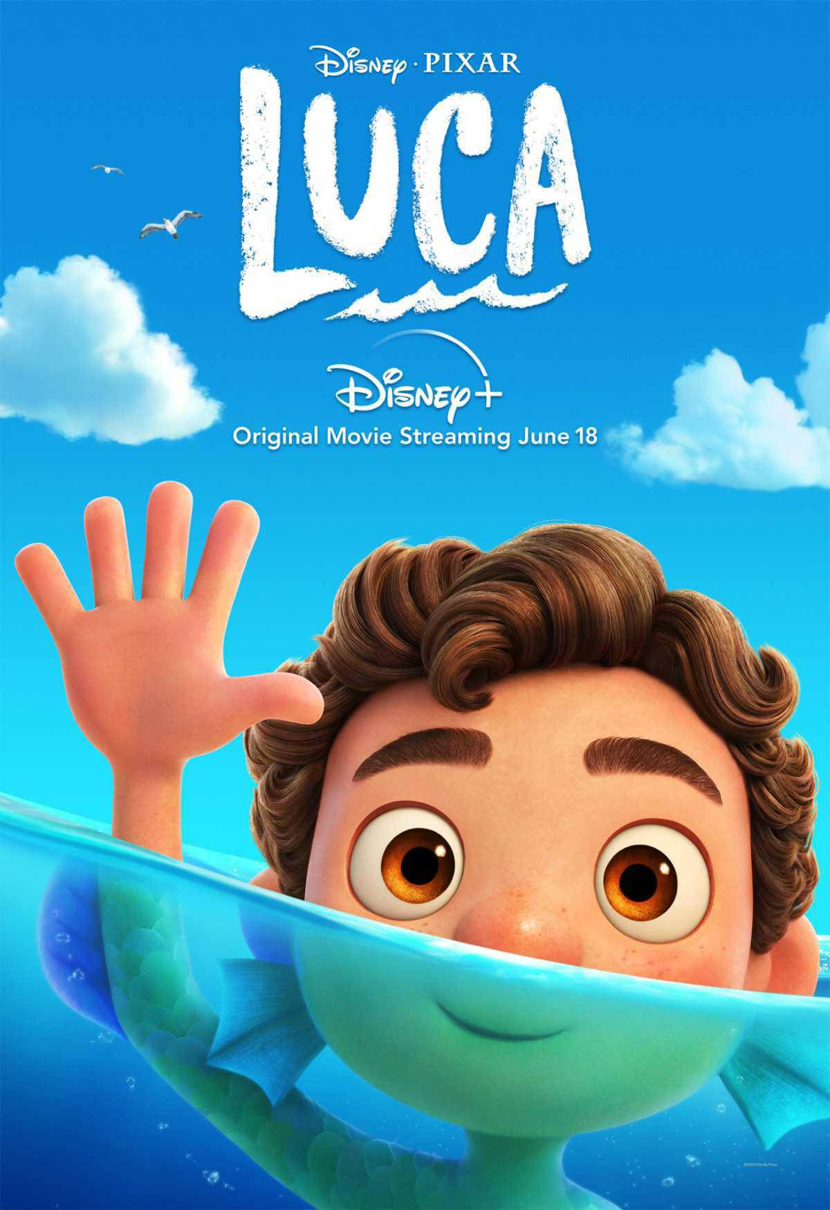 Pixar Luca Paguro Plakat Wallpaper