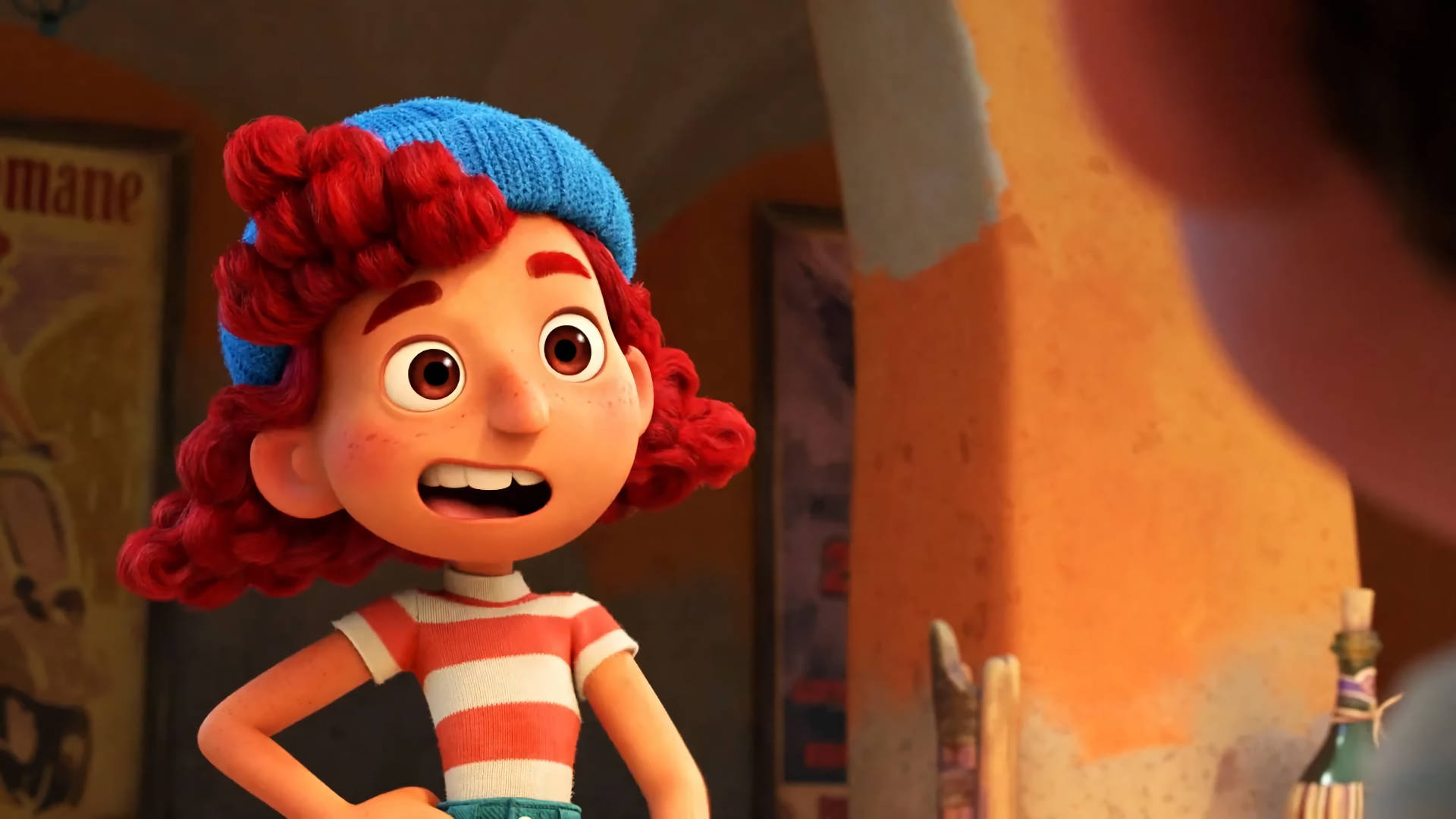 Elamigo De Luca De Pixar Asombrado Por Giulia. Fondo de pantalla