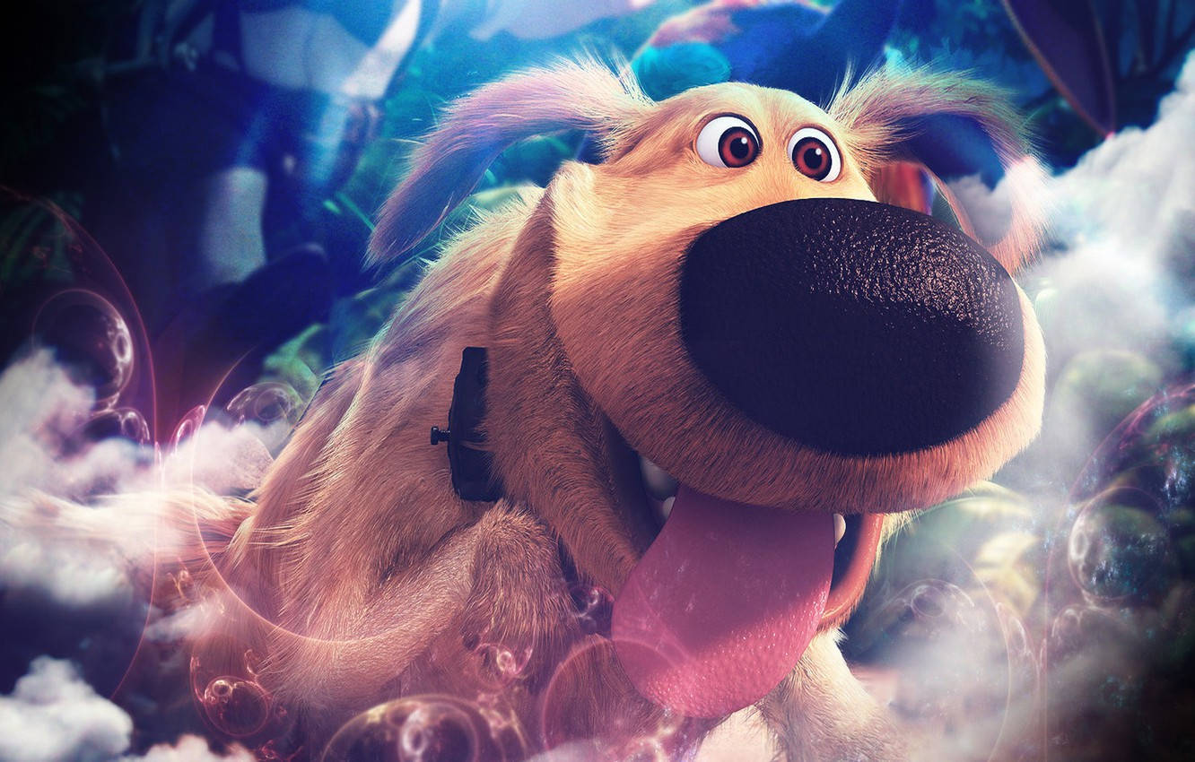 Pixarshimmel Hoch Hund Eichhörnchen Wallpaper