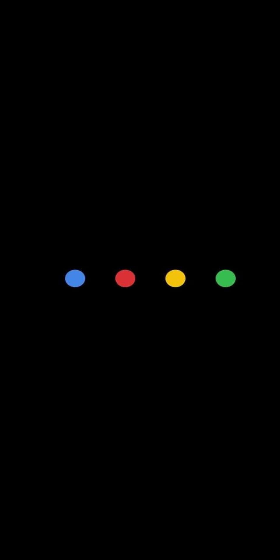 Google'sfärgglada Prickar Pixel 3 Amoled-bakgrund.