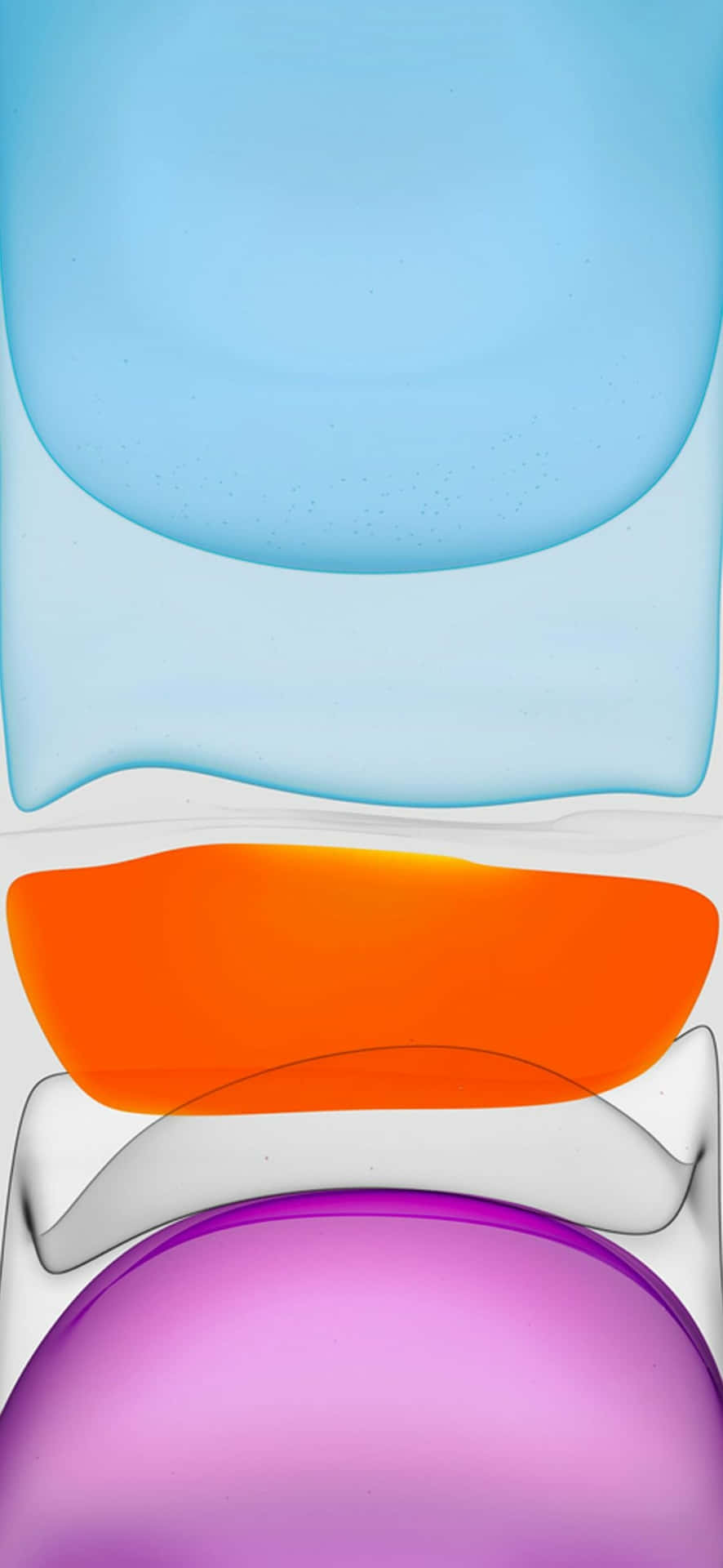 Einblauer Und Orangefarbener Hintergrund