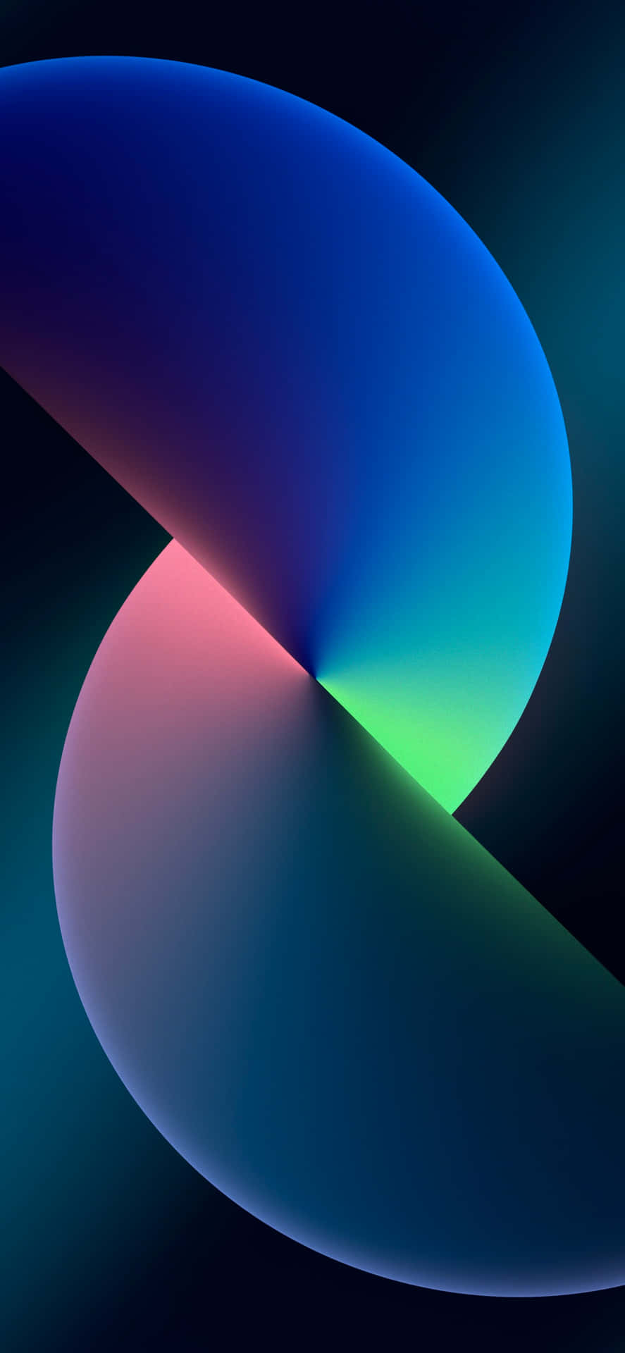 Vibrant Apple Background Displayed on Pixel 3 Screen